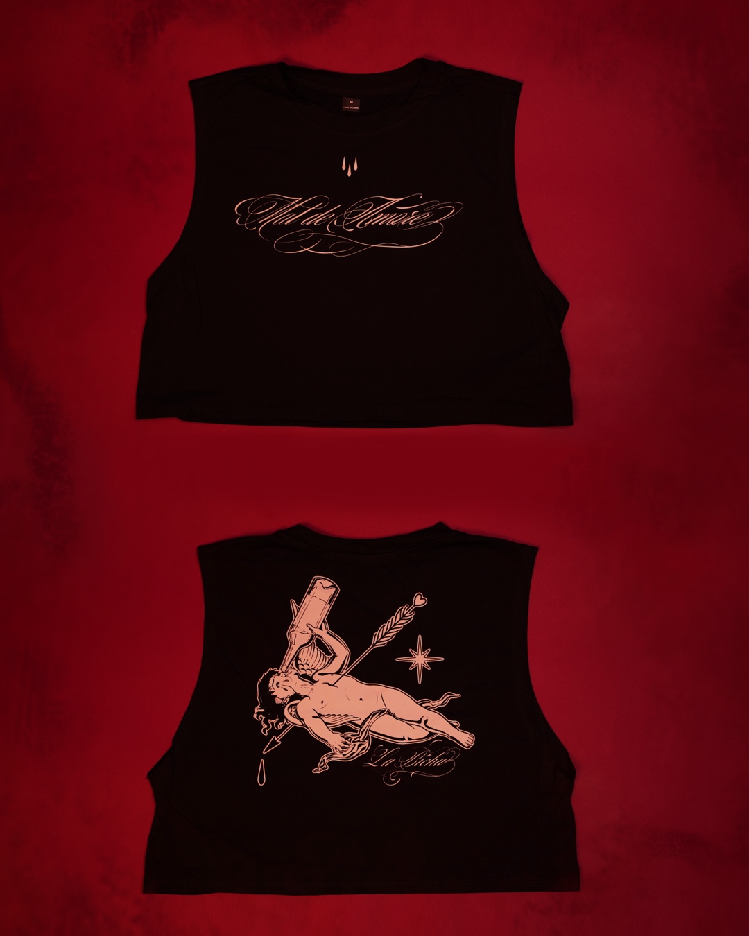 Crop Top 'Mal de Amore' - Tirantes